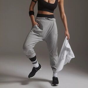 Free people movement harem drop crotch to pants Im heather grey size small